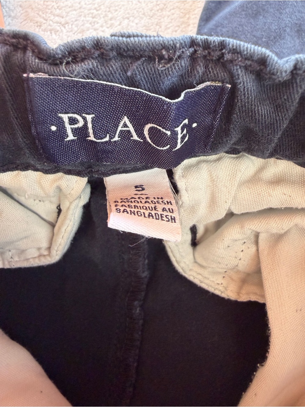 Bundle-Uniform 3Pants-The Children's Place-Boys Pull-On-Navy & Khaki Size 5 - Picture 13 of 14